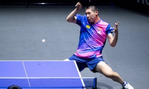 周启豪0-3不敌雨果,无缘中国大满贯男单8强