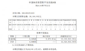 法乙5场全客胜 足彩任九开4689注2479元