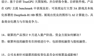 停牌核查!国产GPU被指五大风险