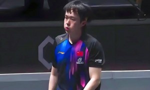 小勒布伦发微博,不仅晒了王楚钦的合照,还提到了了不起的他们